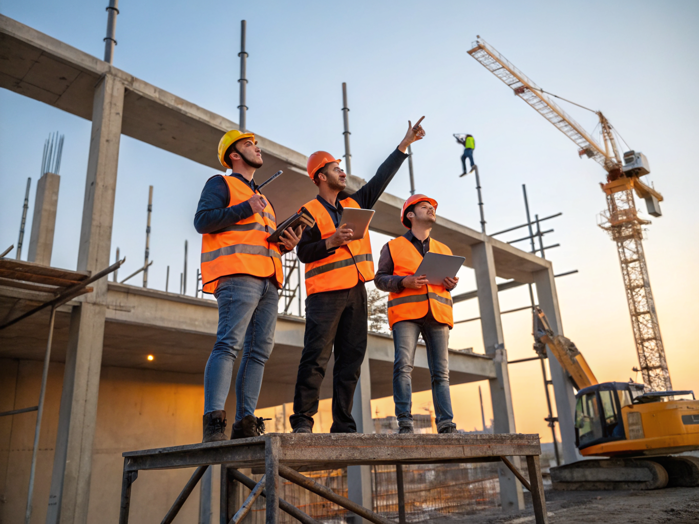 Cornerstone Construction support team