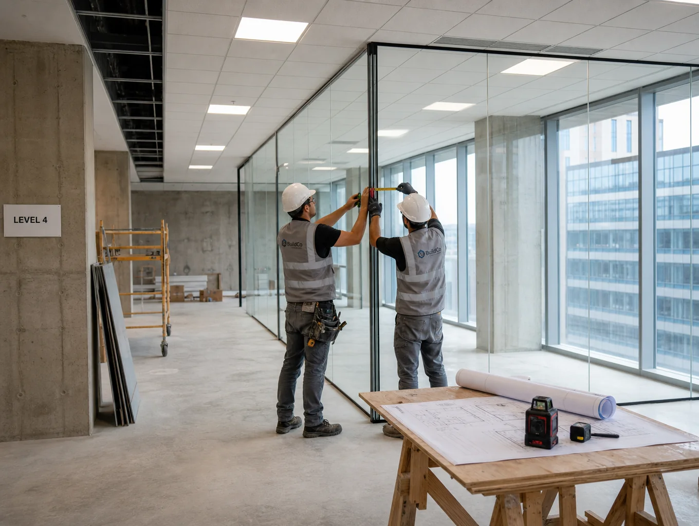 Modern gypsum ceiling and wall finishing systems and finishes from QGC