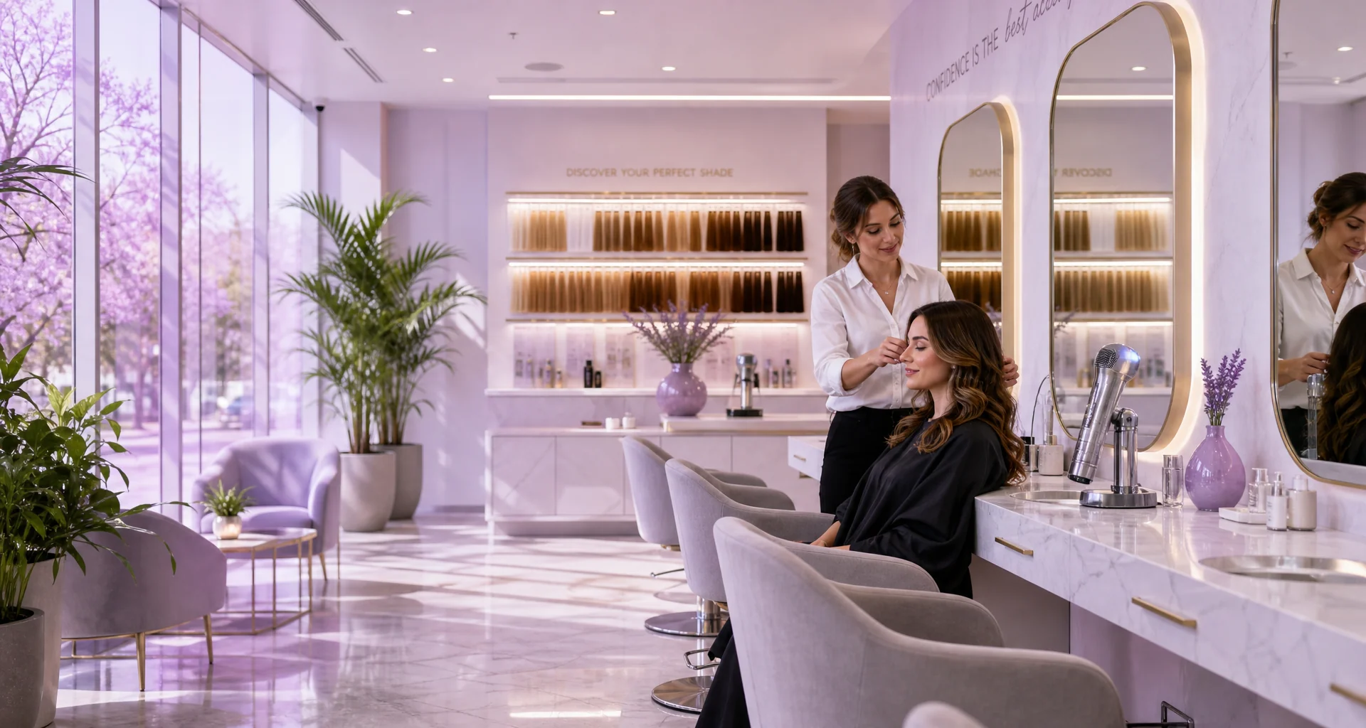 GK Studio Sector 90 Gurgaon hair and makeup stations