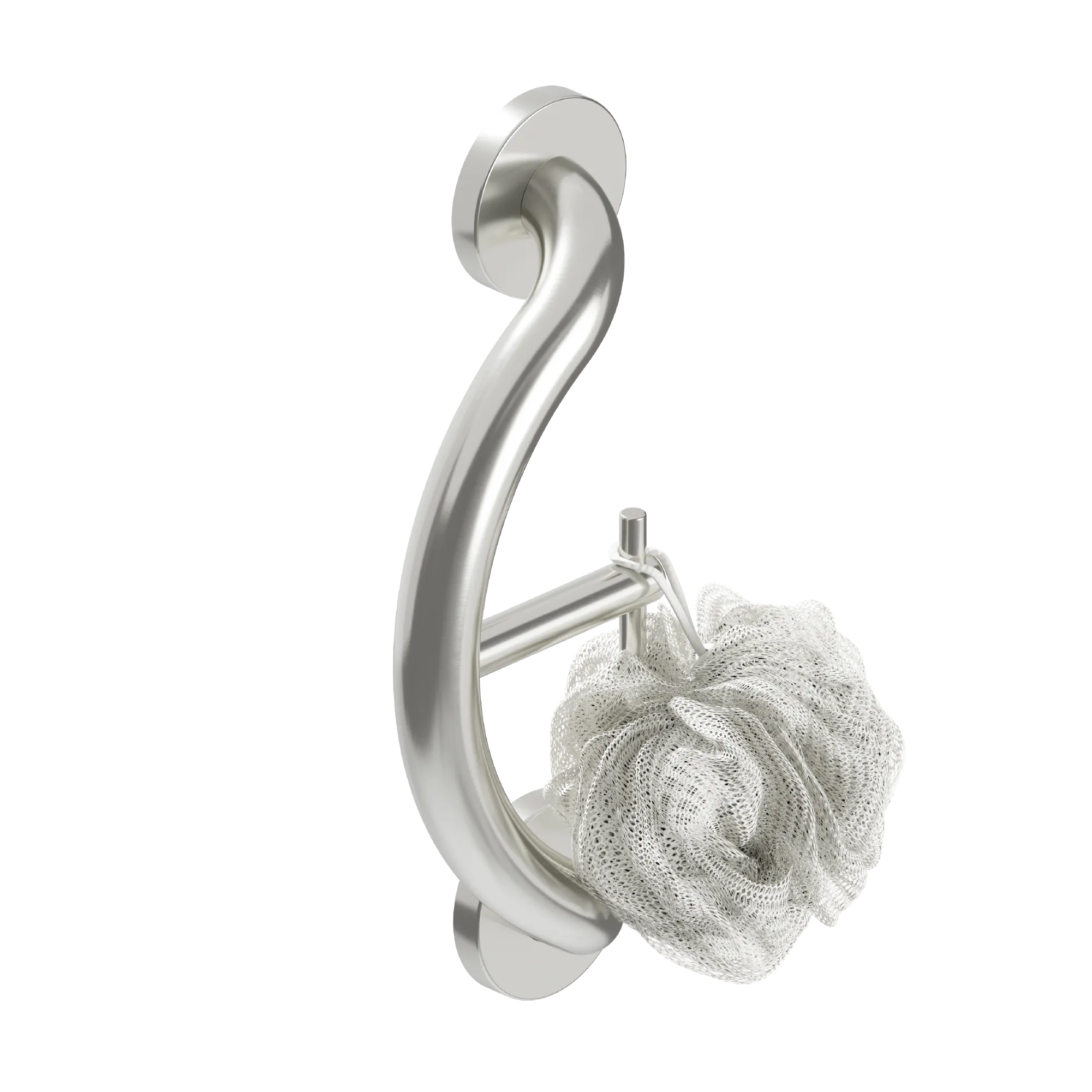 PLUS Series towel and robe hook grab bar isolated product view