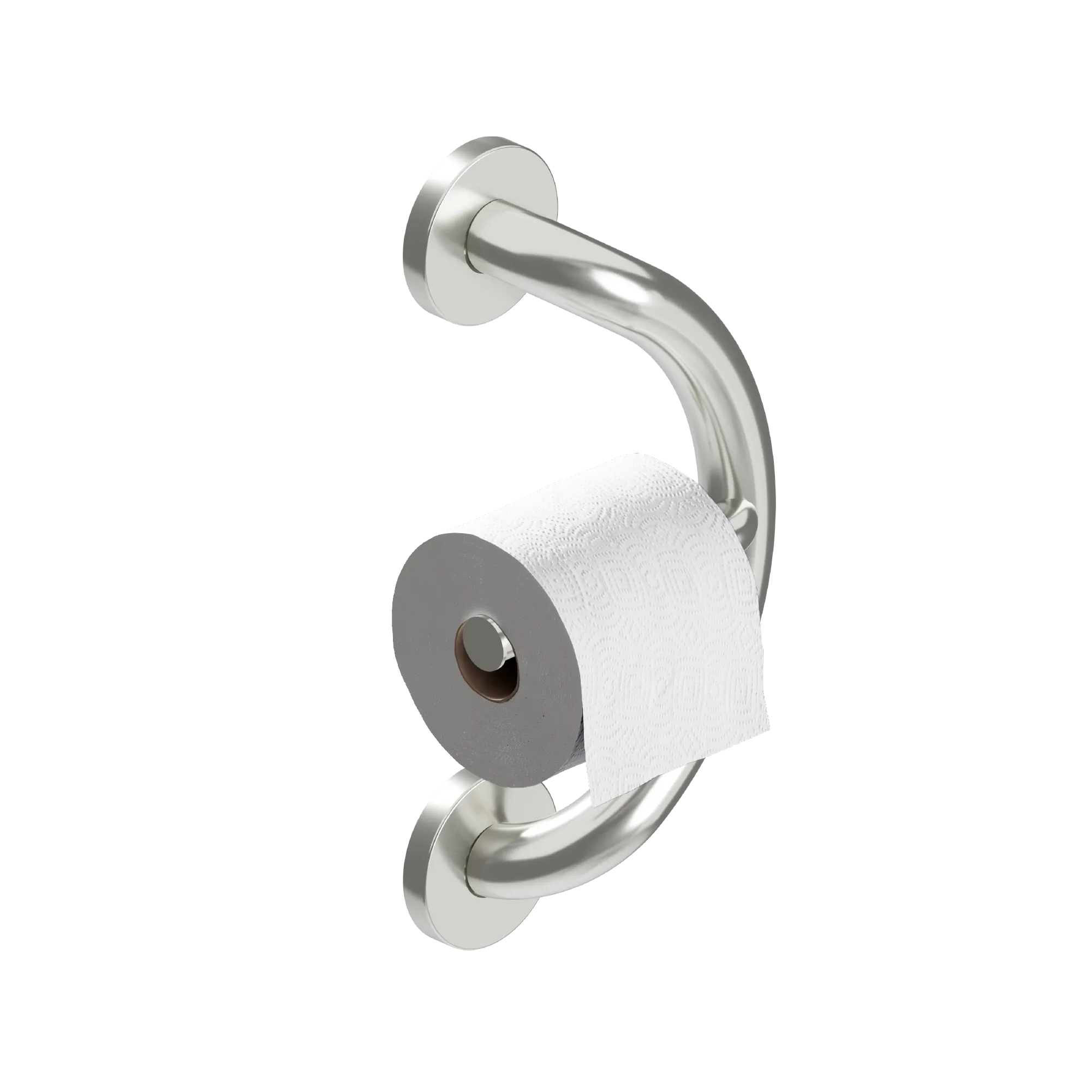 PLUS Series toilet paper holder grab bar isolated product view