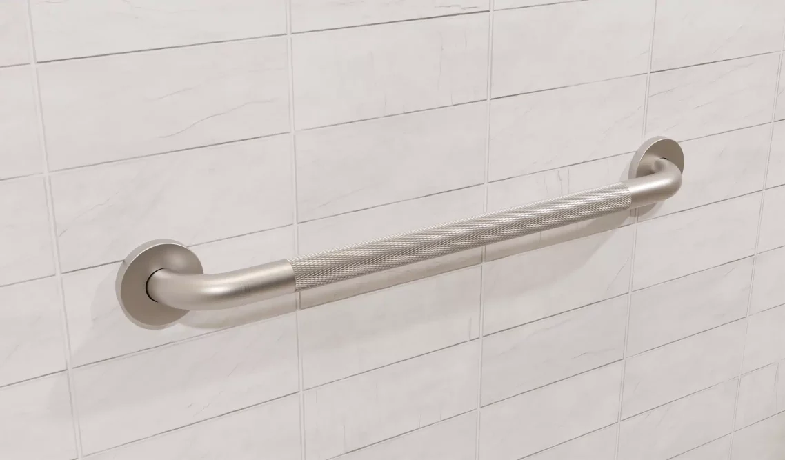 Healthcraft EasyMount stainless steel grab bar