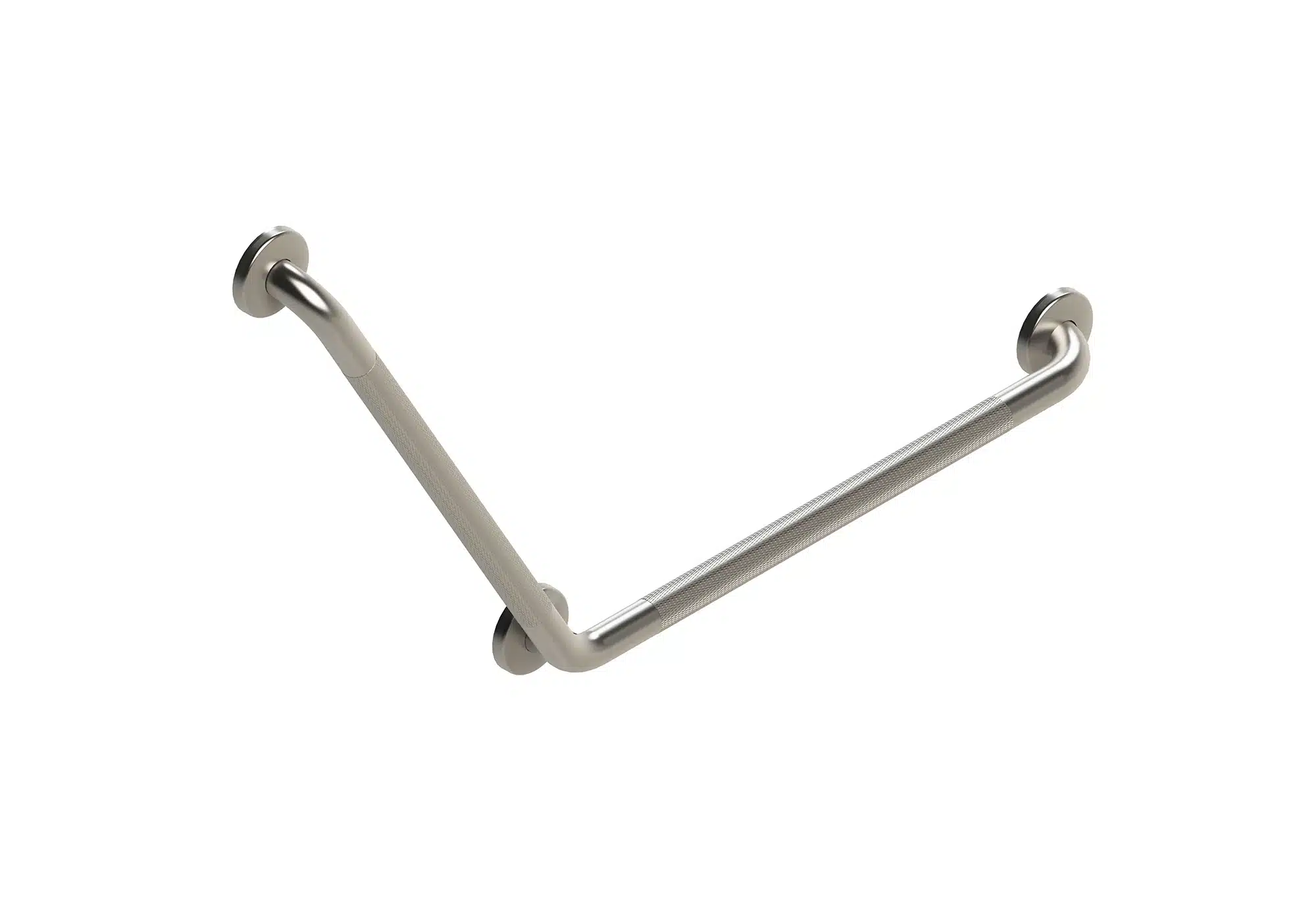 120 degree stainless steel knurled grab bar