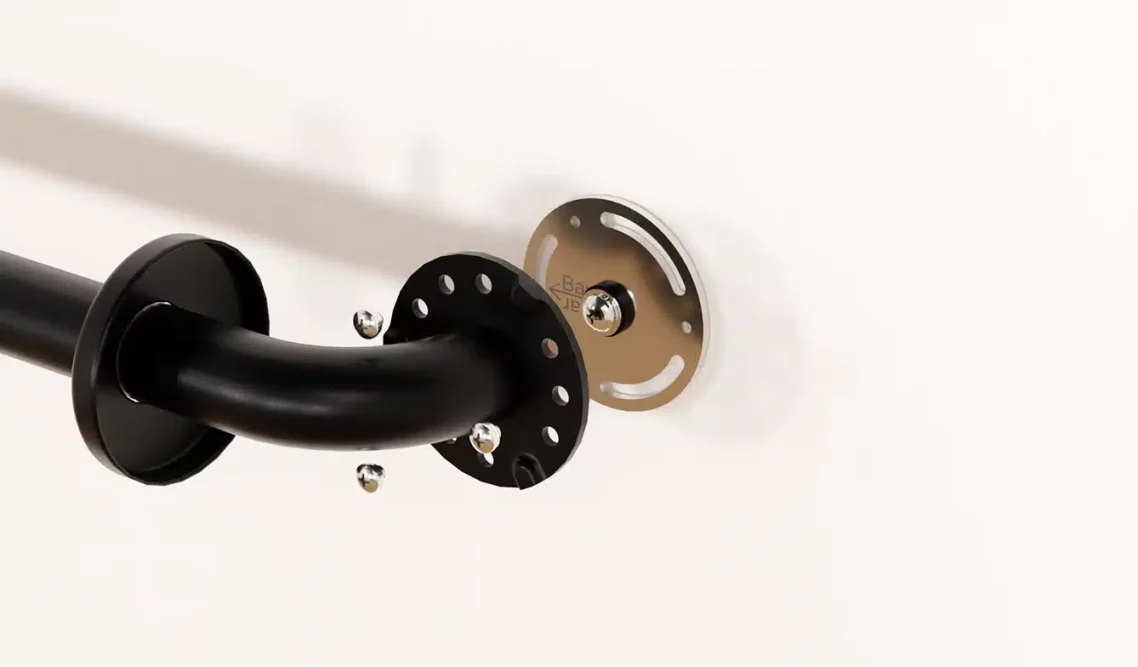 EasyMount hollow-wall anchor structural assembly and fastener detail