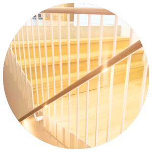 Promenaid TrueWood wood veneer bonded to aluminum core