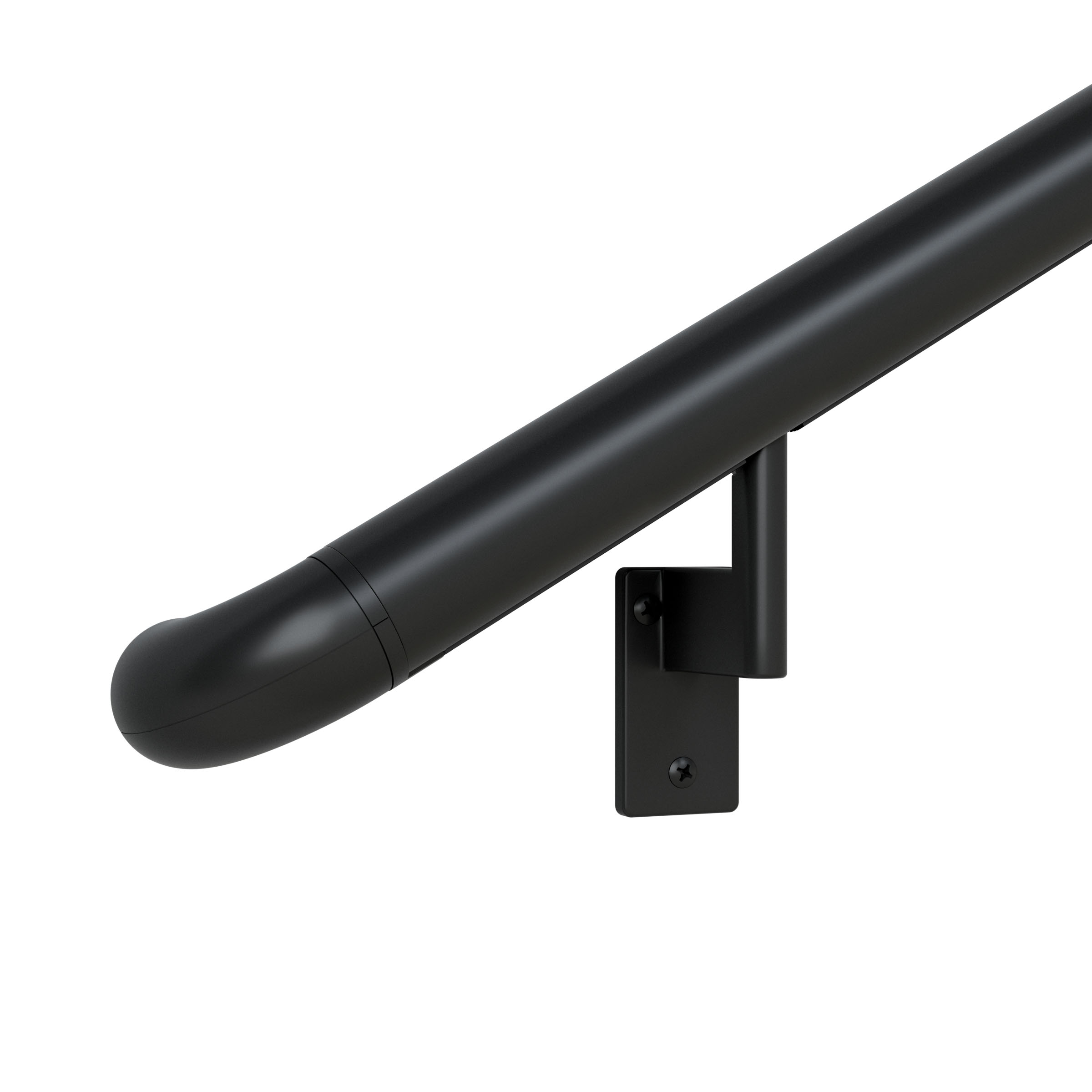 Promenaid satin-anodized aluminum handrail finish for indoor and outdoor installations
