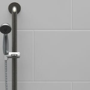 Best Bath Large-Format Subway shower wall finish pattern