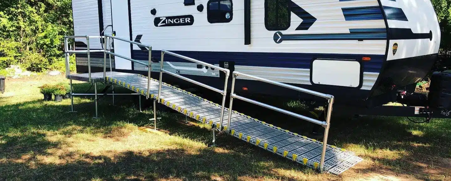 Roll-A-Ramp portable ramp for a vehicle